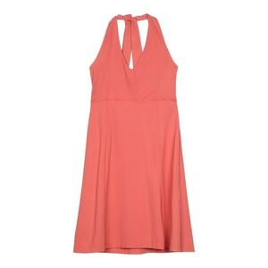 Patagonia Morning Glory Halter Dress Womens‎ XS Coral Orange Gorpcore Sporty